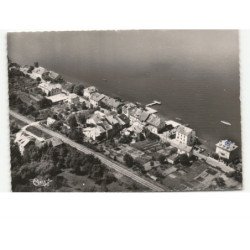 LUGRIN - TOURRONDE: le port et le lac léman vue aérienne 10x15 - très bon état