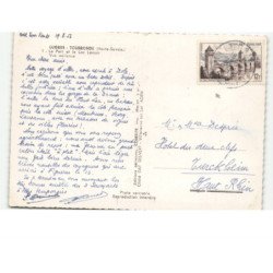 LUGRIN - TOURRONDE: le port et le lac léman vue aérienne 10x15 - très bon état