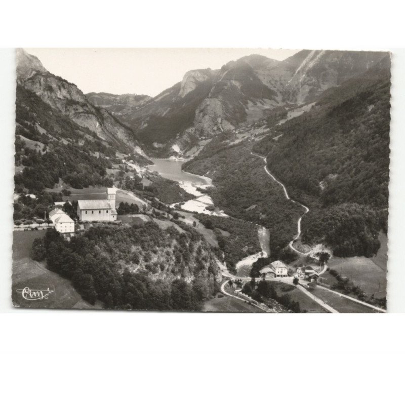 LE JOTTY: la dranse et le jotty vue aérienne 10x15 - très bon état