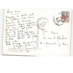 MEILLERIE: vue générale et les montagnes suisses vue aérienne 10x15 - très bon état