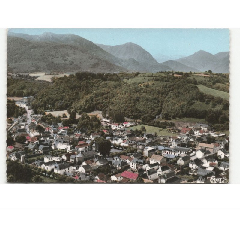 LESTELLE-BETHARRAM: vue générale vue aérienne 10x15 - très bon état