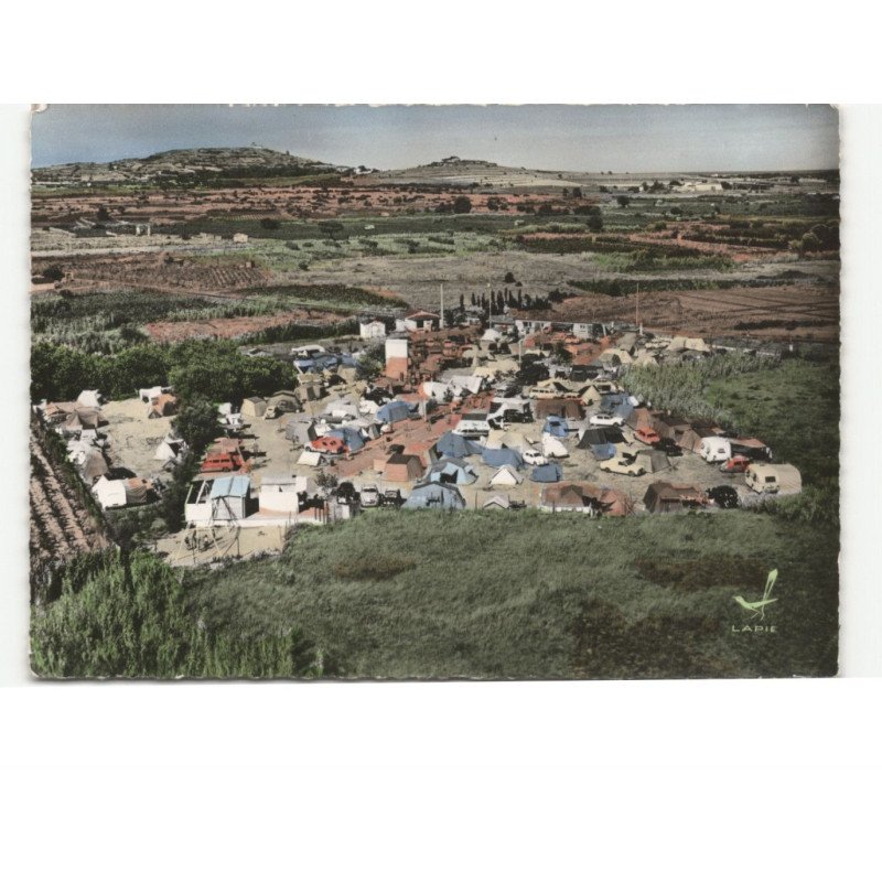 ROCHELONGUE: le camping vue aérienne 10x15 - très bon état