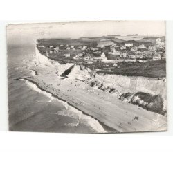 MESNIL-VAL: la plage vue aérienne 10x15 - très bon état