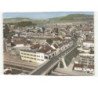 NEUFCHATEL-en-BRAY: le pont route et vue générale vue aérienne 10x15 - très bon état