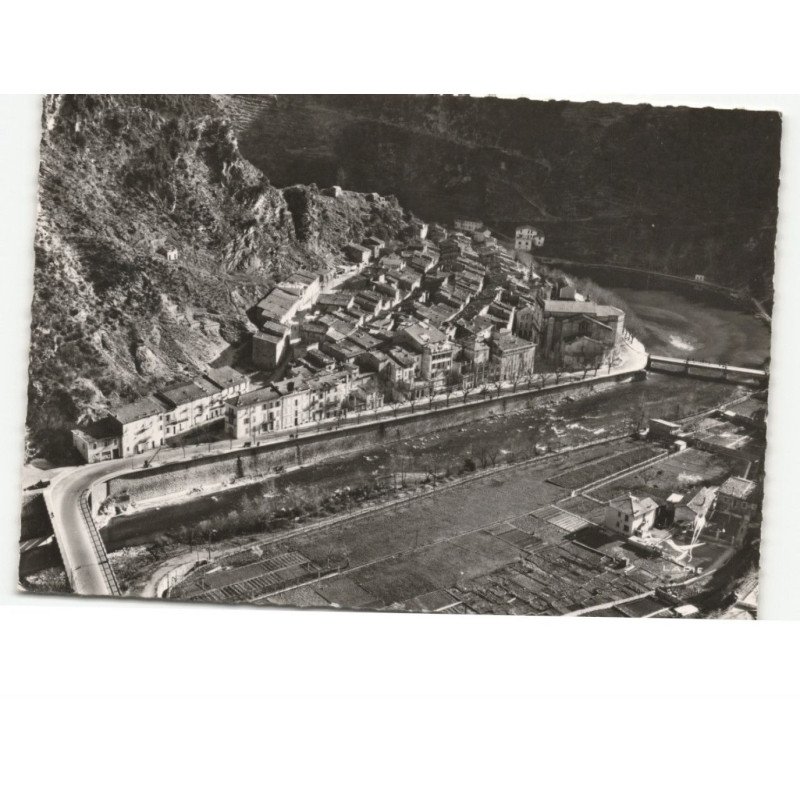 BREIL-sur-ROYA: vue générale vue aérienne 10x15 - très bon état