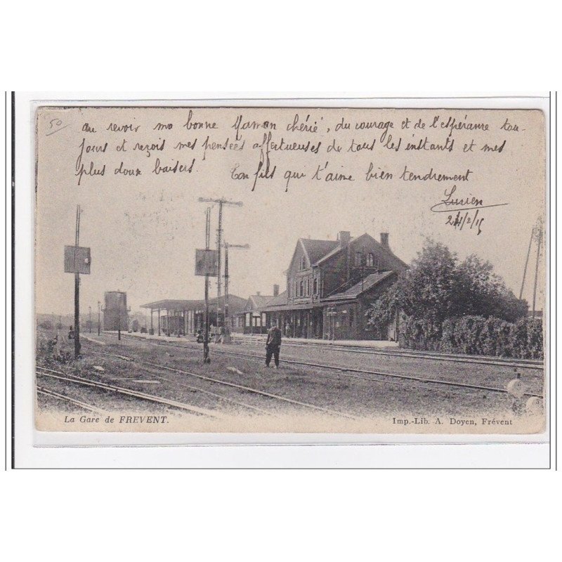 FREVENT : la gare - tres bon etat