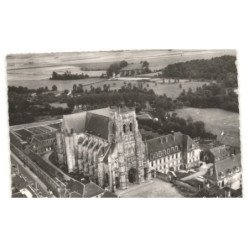 SAINT-RIQUIER: vue générale vue aérienne 10x15 - très bon etat