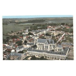SAINT-RIQUIER: vue générale vue aérienne 10x15 - très bon etat