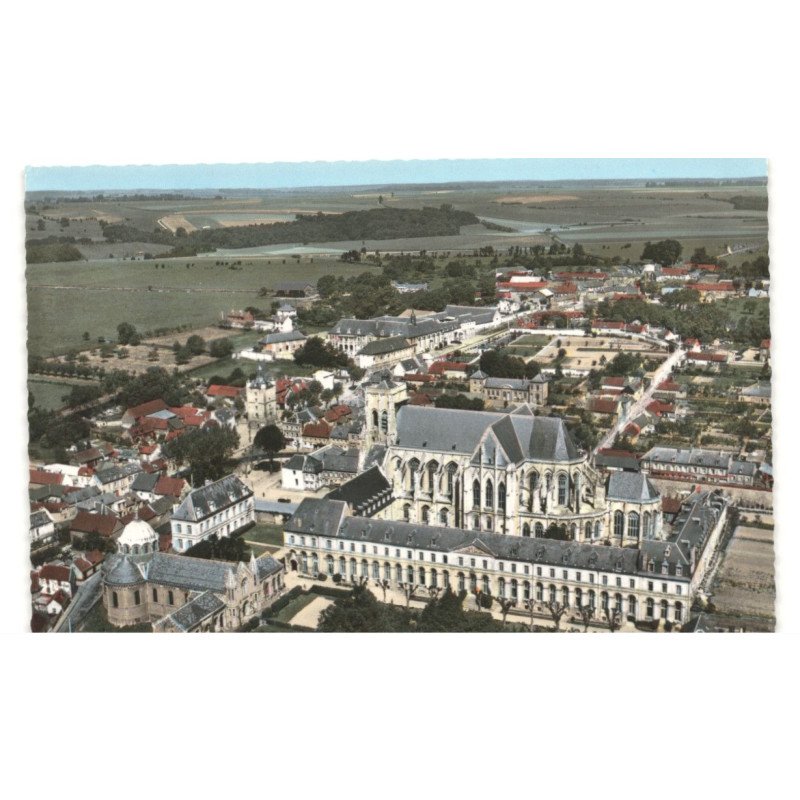 SAINT-RIQUIER: vue générale vue aérienne 10x15 - très bon etat