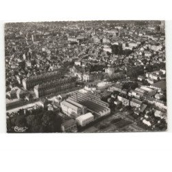 TROYES: les boulevards du 1er R.A.M. du 14 juillet l'(avenue pierre brossolette vue aérienne 10x15 - très bon état