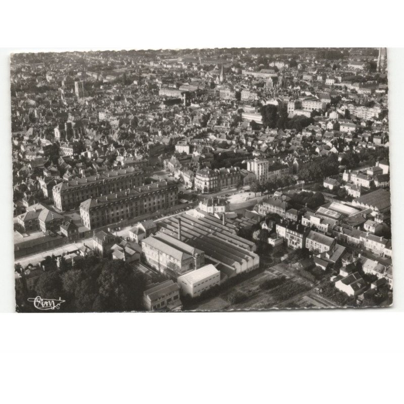 TROYES: les boulevards du 1er R.A.M. du 14 juillet l'(avenue pierre brossolette vue aérienne 10x15 - très bon état