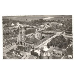 SAINT-RIQUIER: vue partielle vue aérienne 10x15 - très bon etat