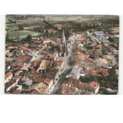 BOULOGNE-sur-GESSE: vue générale vue aérienne 10x15 - très bon état