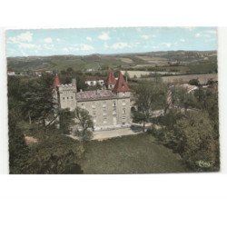 LE FAGET: le château, centre de repos de la sécurité sociale vue aérienne 10x15 - très bon état