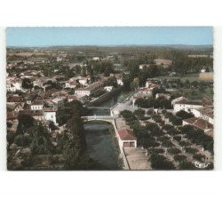 L'ISLE-en-DODON: vue générale vue aérienne 10x15 - très bon état
