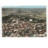 LONGAGES: vue panoramique, à droite, le château vue aérienne 10x15 - très bon état