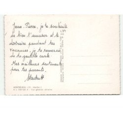 MONTREJEAU: vue générale vue aérienne 10x15 - très bon état