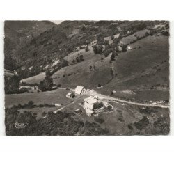 PORTET-D'ASPET: col le chalet des pyrénées, refuge-hôtel vue aérienne 10x15 - très bon état