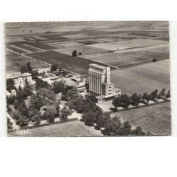 ONDES: silos garonnais et centre motoculture vue aérienne 10x15 - très bon état