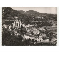 SAINT-BERTRAND-de-COMMINGES: vue aérienne 10x15 - très bon état
