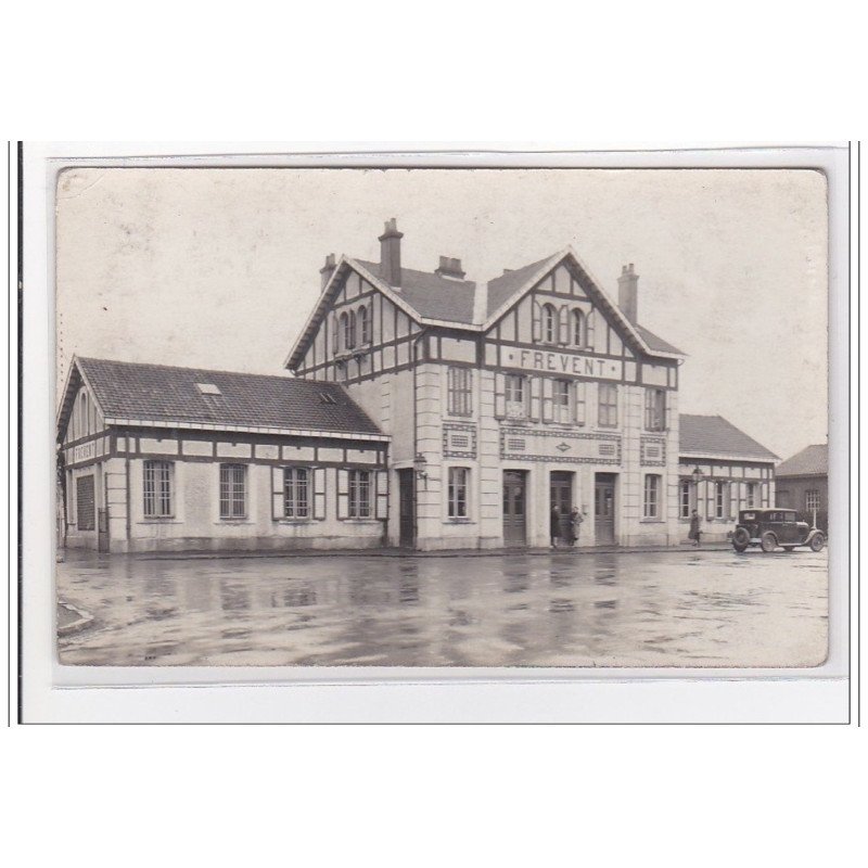 FREVENT : gare, carte photo - tres bon etat