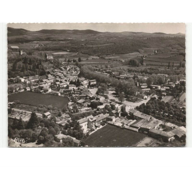 SALIES-du-SALAT: vue générale vue aérienne 10x15 - très bon état