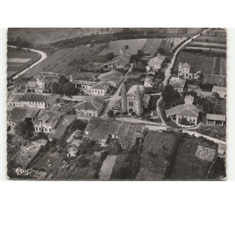 SAINT-RUSTICE: vue générale vue aérienne 10x15 - très bon état