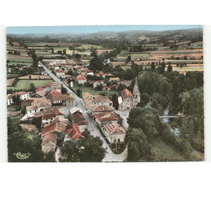SAINT-PLANCARD: vue générale vue aérienne 10x15 - très bon état
