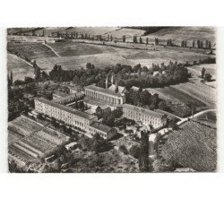 SAINTE-MARIE-du-DESERT: abbaye, vue générale vue aérienne 10x15 - très bon état