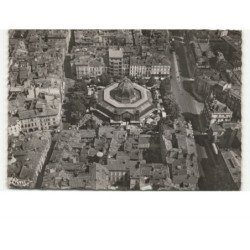 TOULOUSE: place des carmes vue aérienne 10x15 - très bon état