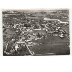 VILLENEUVE-de-RIVIERE: vue générale vue aérienne 10x15 - très bon état
