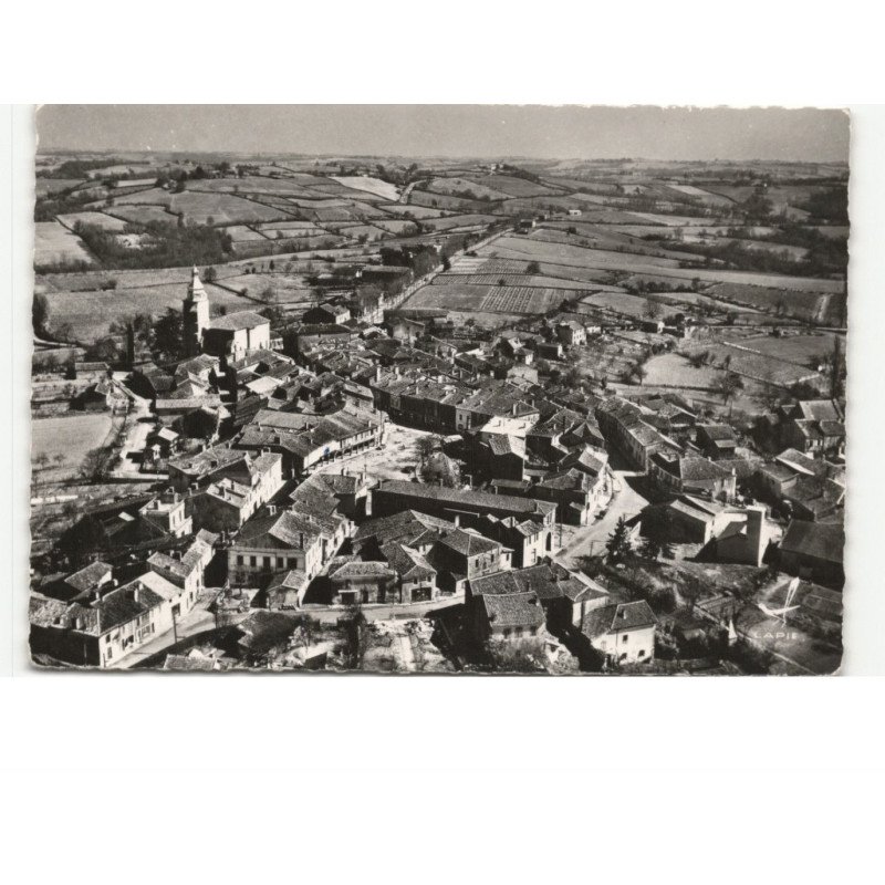AIGNAN: vue générale vue aérienne 10x15 - très bon état