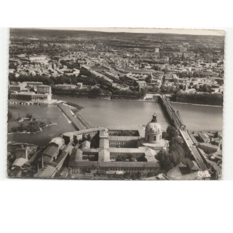 TOULOUSE: vue générale vue aérienne 10x15 - très bon état