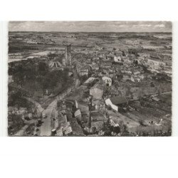 LECTOURE: vue générale, le bastion, route d'agen vue aérienne 10x15 - très bon état