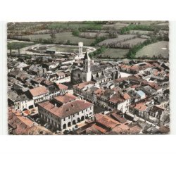 FLEURANCE: vue générale vue aérienne 10x15 - état