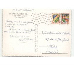 LECTOURE: vue générale vue aérienne 10x15 - très bon état