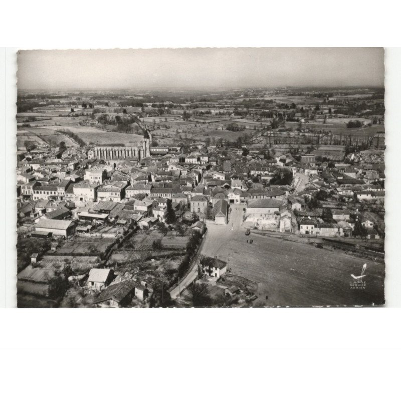 EAUZE: capitale de l'armagnac, vue générale vue aérienne 10x15 - très bon état