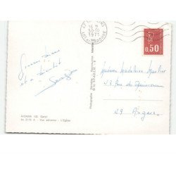 AIGNAN: l'église vue aérienne 10x15 - état