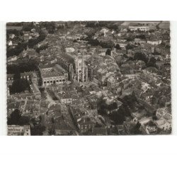 CONDOM: vue générale et la cathédrale vue aérienne 10x15 - très bon état