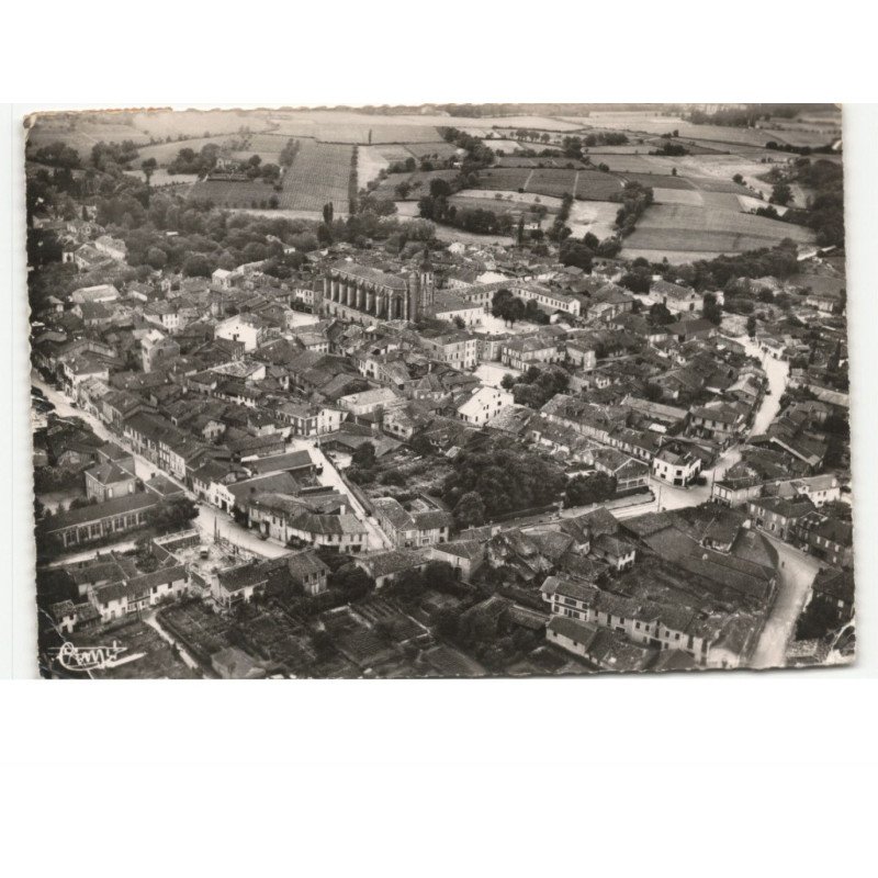EAUZE: vue panoramique vue aérienne 10x15 - état