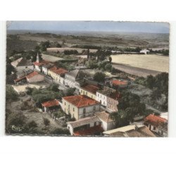 PUJAUDRAN: vue générale vue aérienne 10x15 - état