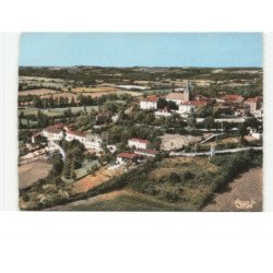 MONTESQUIOU: vue générale vue aérienne 10x15 - très bon état