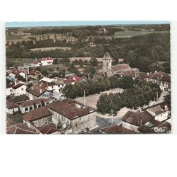 MONGUILHEM: le centre vue aérienne 10x15 - très bon état