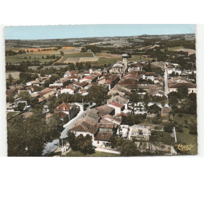 MONTFORT: vue générale vue aérienne 10x15 - très bon état