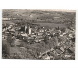 SIMORRE: vue générale vue aérienne 10x15 - très bon état