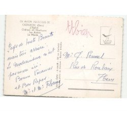 CAZAUBON: souvenir, 4 vues vue aérienne 10x15 - très bon état