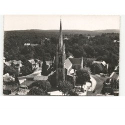 ARCACHON: basilique notre-dame vue aérienne 10x15 - très bon état