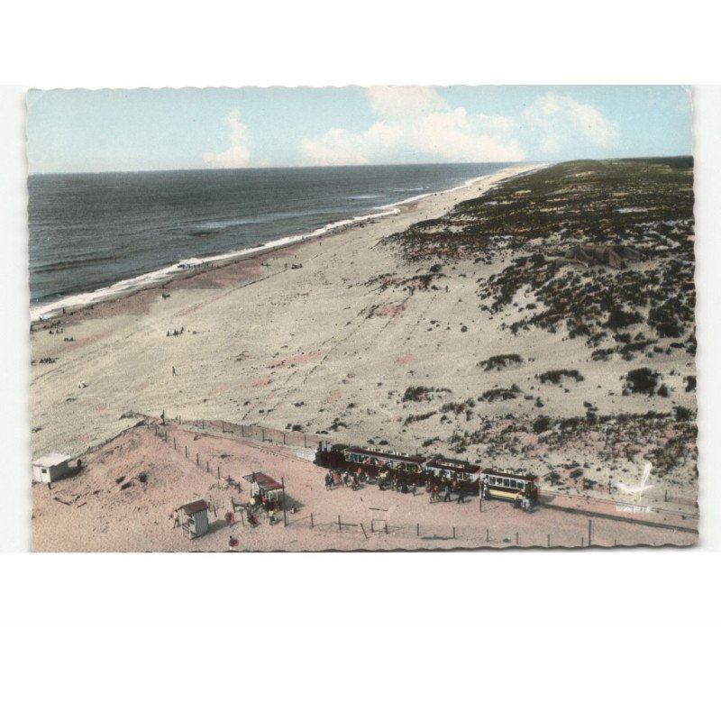 CAP FERRET: la plage vue aérienne 10x15 - très bon état