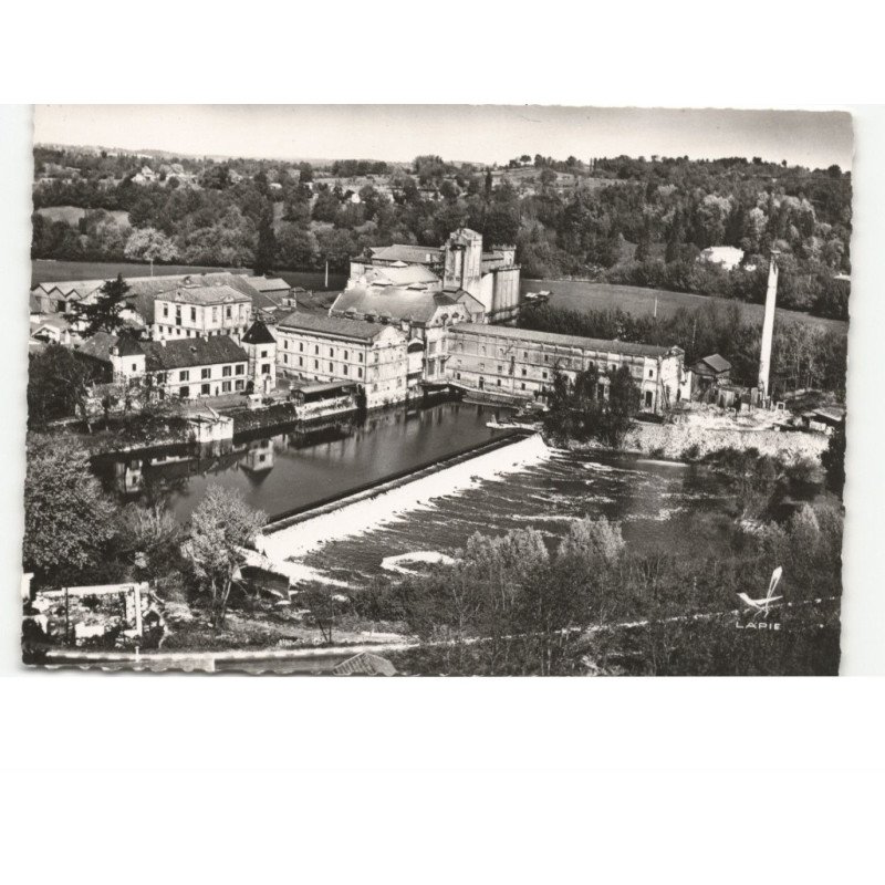 COUTRAS: usine de laubardemont vue aérienne 10x15 - très bon état