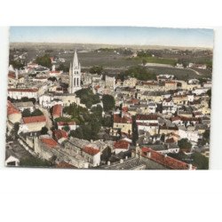 SAINT-EMILION: vue générale vue aérienne 10x15 - très bon état